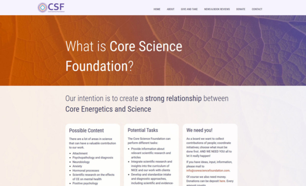 Website Core Sciense Foundation