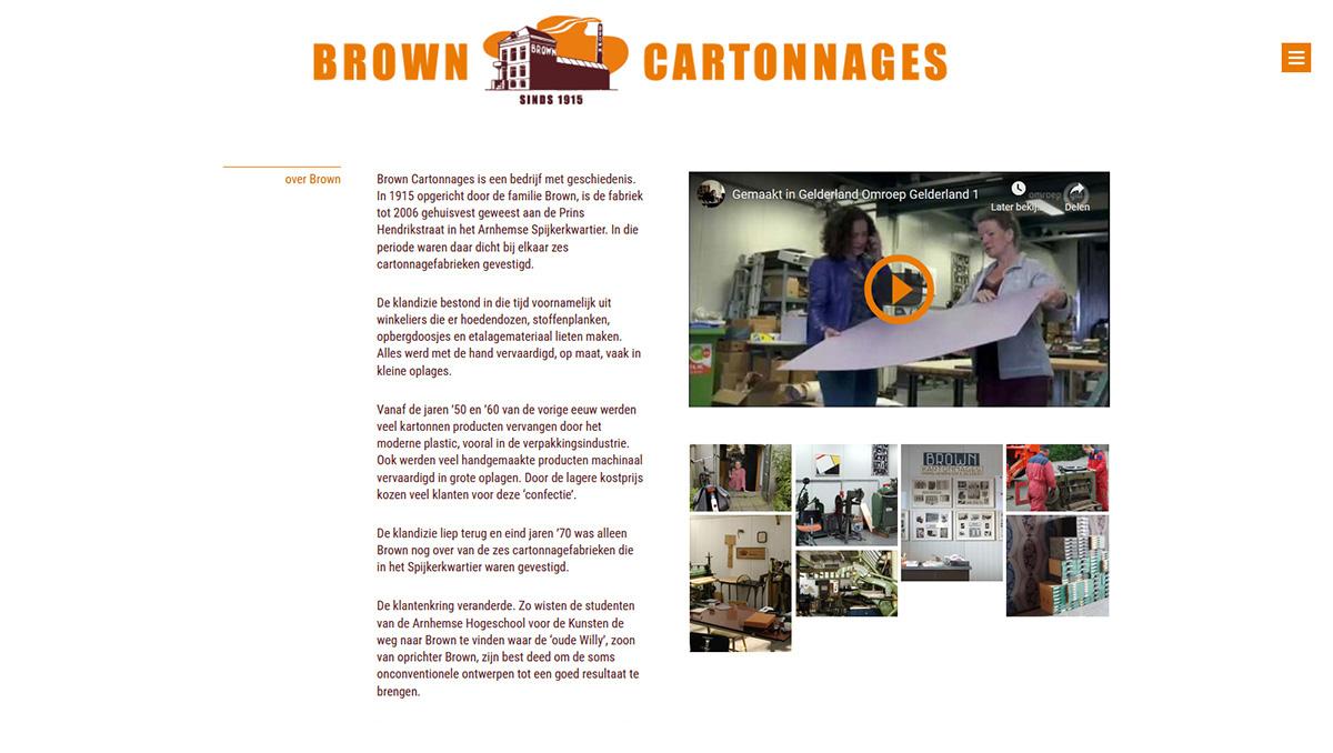 Brown Cartonnages